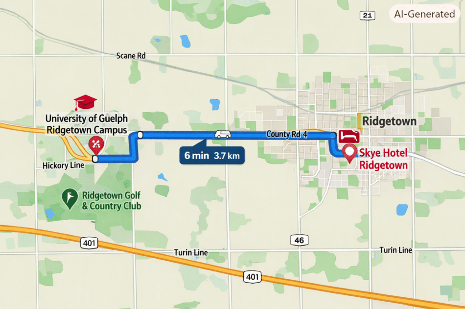 Hotel Near University of Guelph Ridgetown Campus