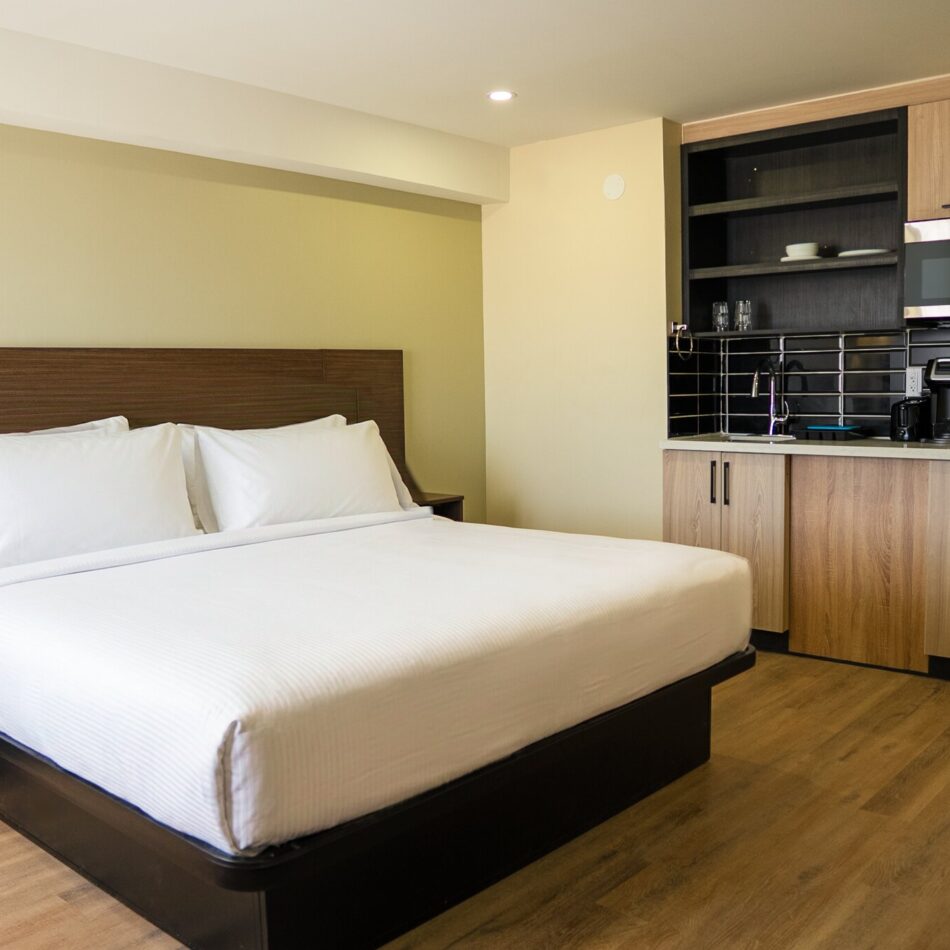 Single Bedroom Kitchenette - skye hotel ridgetown